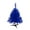 Blue, variant on yulier Mini Christmas Tree Colorful Tabletop Christmas Tree with Plastic Stand 11.8" Artificial Desktop Xmas Tree for Indoor Office Home Christmas Party Holiday Decor, Blue
