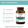 thumbnail image 5 of Himalaya Organic Bacopa Monnieri Nootropic Herbal Supplement, Mental Alertness, Memory, Cognition, 30 Caplets, 5 of 9