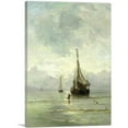 thumbnail image 1 of ARTCANVAS Calm Sea 1860 Canvas Art Print by Hendrik Willem Mesdag - Size: 26" x 18" (1.50" Deep), 1 of 9