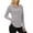 Gray, variant on Women's Quick Dry Sun Protection Hoodie Jacket Trendy Curved Hem Slim Fit Skin Shell Outdoor Full Zip Sun Shirt