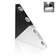 thumbnail image 1 of Yuarrent Lámpara de pared LED con forma de triángulo de 5 LED Luz de noche de pared para el hogar para escaparate de la sala de estar Iluminación y accesorios Numero 3 Yuarrent HA024519-03, 1 of 1
