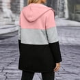 thumbnail image 4 of MaFYtyTPR Women's Color Block Hoodies Zip Up Long Sleeve Hooded Sweatshirts Loose Fit Casual Coat with Pockets, 4 of 6