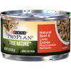(24 Pack) Purina Pro Plan Natural Gravy Wet Cat Food, TRUE NATURE Natural Beef & Liver Entree, 3 oz. Pull-Top Cans