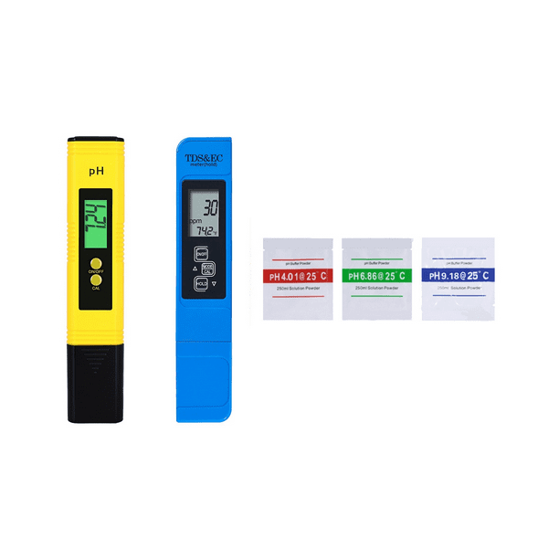 Symkmb PH&TDS Meter Combo 0.05Ph High Accuracy PH Meter Pen and 3-in-1 ...