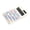 White, variant on Cute Desk Calculator, Solar-Powered Calculator with Big Buttons, 12 Digits Large LCD Display, Cute Calculators for School Office Home Business