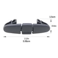 thumbnail image 5 of NATEFEMIN Dishwasher Stop Track Upper Rack Stop Clip W10508950 Replacement for Whirlpool Replace W10199682, 8562015, 2684662, 2PCS, 5 of 5