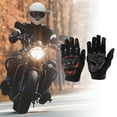 thumbnail image 2 of 1 Pair Motorcycle Cycling Gloves Breathable Heat Dissipation Cycling Gloves XL Black Red Polar Fleece, 2 of 6