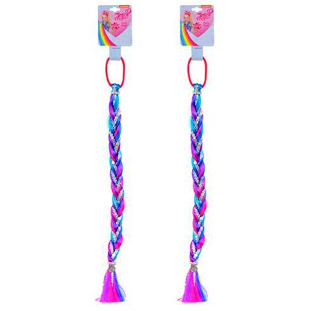 Jojo Siwa Jojo Siwa Girls Fishtail Hair Extension Pony Ties