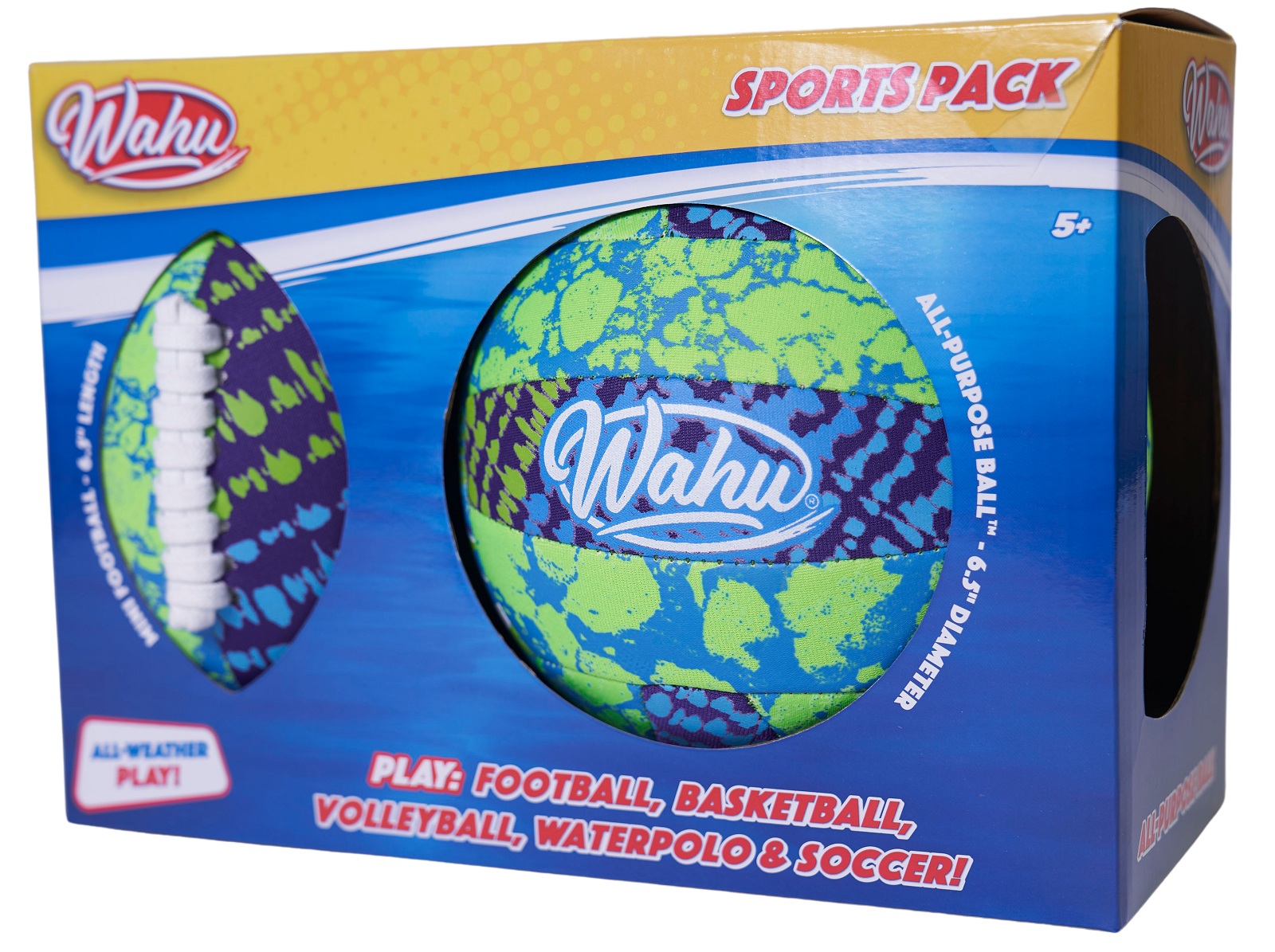 Wahu Color Change Football Good Vibes Pool Games, Unisex, for Children and  Adults 