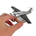 thumbnail image 3 of WHAMVOX  Solar Plane for Car Freshener Diffuser Stylish Airplane Decor Miss Man Silver, 3 of 8