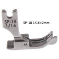 thumbnail image 1 of 1pc Industrial sewing machine full steel RIGHT & WIDE presser foot, 1 of 8