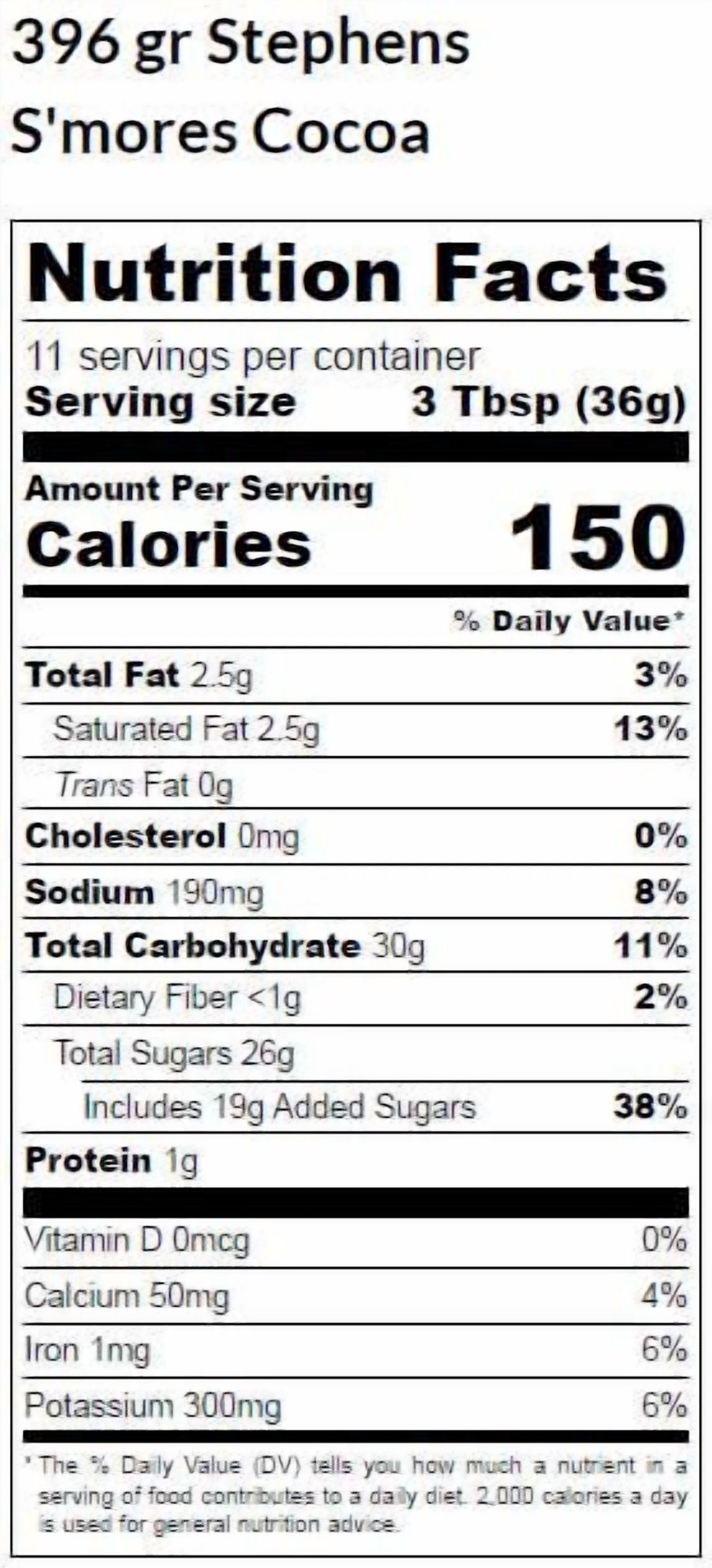 (6 pack) Stephen's Gourmet S'mores Hot Cocoa, 14 oz