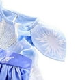 thumbnail image 3 of Toddler Baby Girls Elsa Costume Dress Snow Princess Fancy Party Dresses 12M-5T, 3 of 5