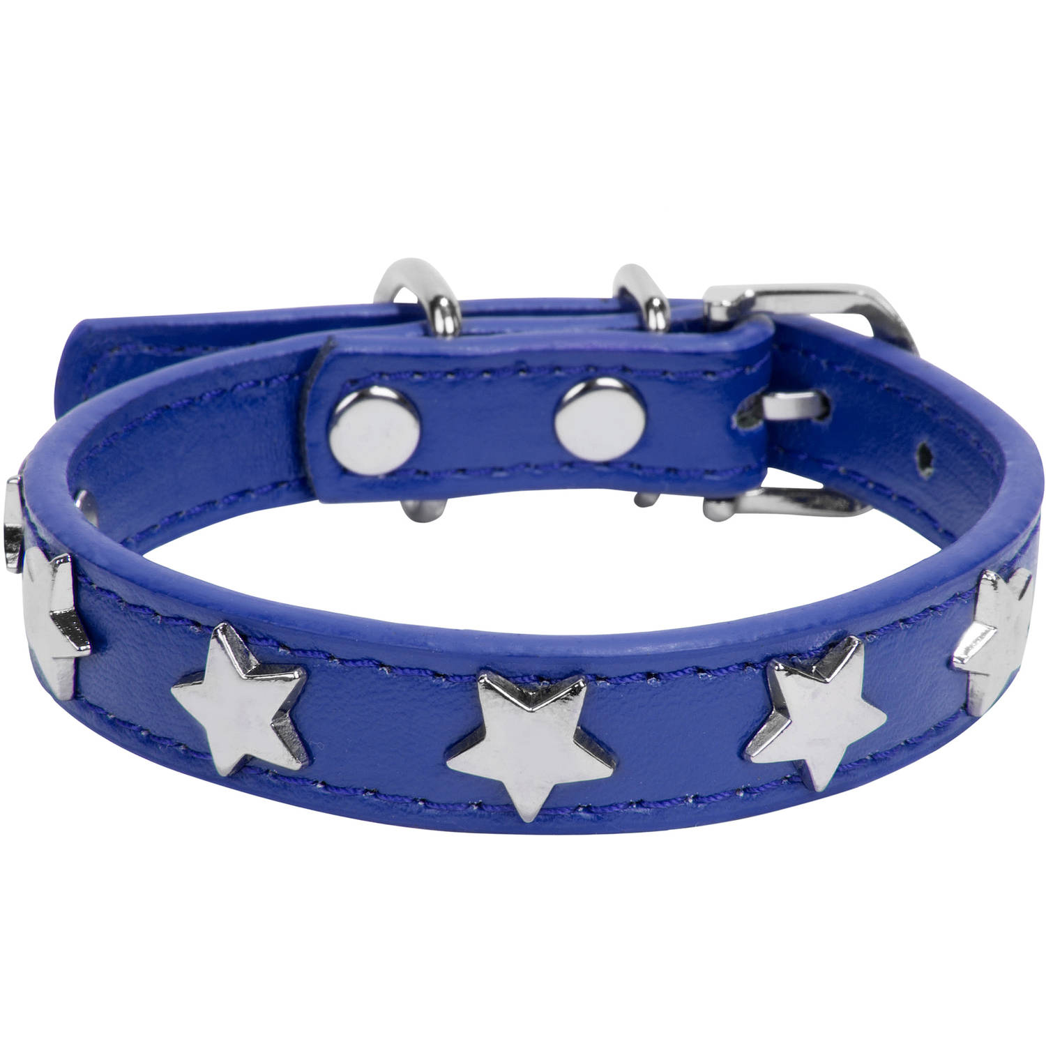 CUECUEPET Adjustable Dog Collar with Embellished Star Bling Charms [Multiple Sizes]