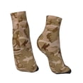 thumbnail image 2 of Adult Quarter Ankle Socks Desert Camouflage Cushion Ventilation Sports Socks, 2 of 7
