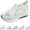 White, variant on Women's Sneakers : Breathable Mesh Platform Wedges with Comfort Insoles for All-Day Wear
