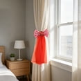 thumbnail image 6 of PONPRNGY 1 Pack Bow Curtain Tiebacks Clip Aesthetic Tie Backs for Curtains, Home Decor Living Room Curtain Decoration Clip, 6 of 6