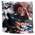 thumbnail image 3 of Tanjiro Water 1st Form - Demon Slayer 15" Decorative Pillow, 3 of 3