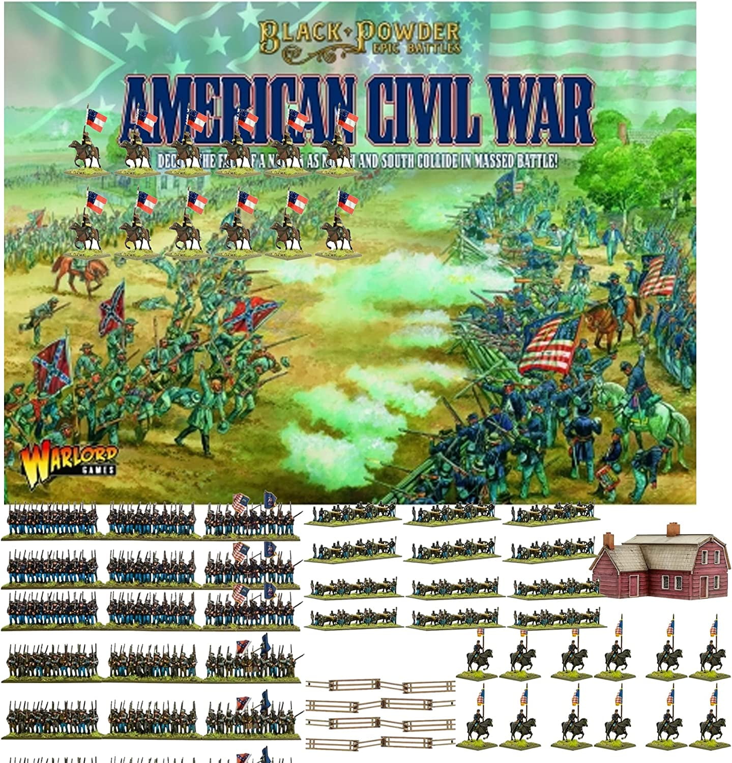 Wargames Delivered Warlord Games Black Powder - Epic Battles: American  Civil War Guts & Glory Starter Set 