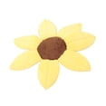 thumbnail image 3 of Soporte para la cabeza del baño del bebé con forma de girasol, esponja de felpa corta, suave y agradable para la piel, almohadilla de baño con forma de flor para la ducha, 3 of 15