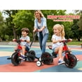 thumbnail image 2 of Pimsoran 6-in-1 Kids Balance Bike with Pedals, Foldable Toddler Bike for 2-5 Year Olds, Convertible Push Bike with Training Wheels & Adjustable Seat, 2 of 8