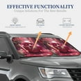 thumbnail image 4 of Saiise Surreal Pink Headphones for Foldable Car Sun Shades (2-Pack) Offer Sun Protection with an Easy-fold Design for Convenient Windshield Shading-Medium, 4 of 6