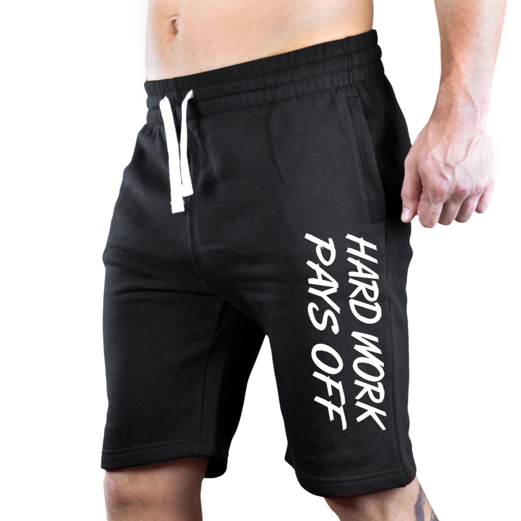 Mens Hard Work Pays Off V438 Camo Fleece Jogger Sweatpant Gym Shorts Mens Hard Work Pays Off V438 Camo Fleece Jogger Sweatpant Gym Shorts