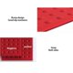 thumbnail image 5 of Injueey Almohadillas de aislamiento térmico de silicona, accesorios profesionales para cocina, soporte para ollas, cojín protector, montaje de Almacenamiento y organización del hogar Naranja Injueey HA045307-01, 5 of 6