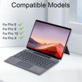 thumbnail image 4 of Wireless Bluetooth-compatible Keyboard with Protective Case Colorful Backlit Design Detachable Latency Free Tablet Keyboard for Surface Pro 8/9/10/X, 4 of 8