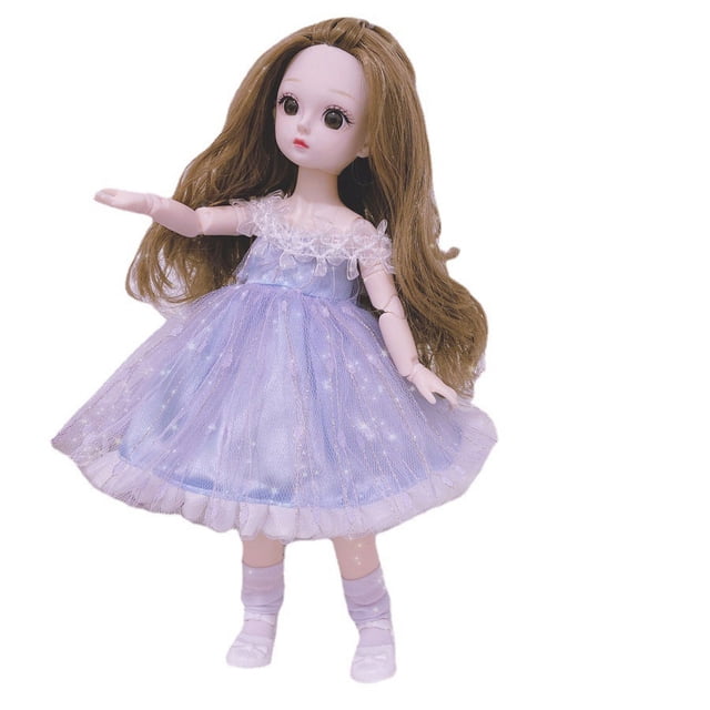 Muñeca bjd de 30 cm con cuerpo gordo, estilo universitario, vestido de uniforme JK, vestido de muñeca, juguete para niña, estilo único