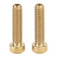 thumbnail image 3 of 2 uds tornillo de perno de vástago de bicicleta M6 23,5mm aleación de titanio antioxidante a prueba de herrumbre fijación segura M6 tornillo de bicicleta para bicicleta oro, 3 of 10