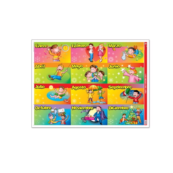 Póster Los Meses Del Año Educatodo B-0182-I