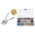 thumbnail image 4 of Clothing Button, Easy Store Colorful Grommets Iron Material  For Baby Clothing For Skirt For DIY Crafts, 4 of 8