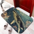 thumbnail image 2 of Whale 1149 Non-Slip Memory Foam Bath Rug: Absorbent, Quick-Dry, Machine Washable, Soft & Comfortable - M, 2 of 7