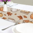 thumbnail image 4 of Yayeee Table Runner 90 inches Long Home Kitchen Dinning Party Decoration, Fall Mug Pattern, 4 of 7