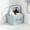 Blue, variant on Handheld Shower Caddy, Plastic Shower Storage Basket with Wet Dry Separation, Portable Bathroom Organizer for Toiletries, Dorm Shower Caddy with Drainage Holes, Bath Caddy for College Use