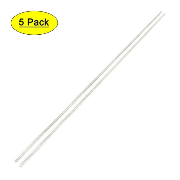 5Pcs 400mm x 3mm Stainless Steel Motion Axle Circular Round Rod Bar