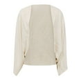 thumbnail image 5 of Ediodpoh Cardigan for Women Casual Long Sleeve Open Front Lightweight Knit Sweater Cover up for Daily Wear and Outfits White L, 5 of 6