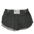 thumbnail image 6 of Marilyn Monroe Women's Lace Trim Shorts 2 Pack - Grey Leopard & White Dots - Medium, 6 of 8
