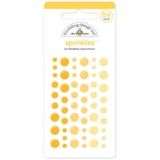 Doodlebug Sprinkles Adhesive Glossy Enamel Embellishments-Bumblebee Dots 54/Pkg