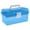 Sky Blue, variant on Rovga Storage Accessories Blue Portable Box Organizer Multipurpose Sewing Box Tool Box Crafts And Supplies Storage Case With Handle And Removable Tray