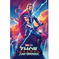 thumbnail image 4 of Marvel Thor: Love and Thunder - Thor Odinson One Sheet Wall Poster with Pushpins, 22.375" x 34", 4 of 4