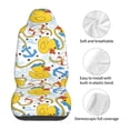 thumbnail image 5 of Pofeuu Ducks and Anchors Print Automotive Car Seat Covers Flat Cloth Full Set Seat Covers,Car Seat Covers front seats for Cars Trucks and SUVs(Two packs), 5 of 7