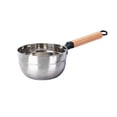 thumbnail image 1 of Cuchara de agua de acero inoxidable 304, cuchara de cocina for el hogar, cuchara de agua grande con mango largo de madera maciza bonita, 1 of 8