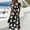 Dark Gray, variant on Womens Halloween Dress Bat V Neck Spider Vintage Wedding Guest Dress Ghost Short Sleeve Fall Wrap Dresses M