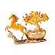 thumbnail image 1 of Figura de caballo para escritorio, centro de mesa, colección de estatuas de resina para dormitorio Naranja, 1 of 9