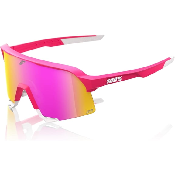 100% S3 Sunglasses - Tatis 24 LE; HiPER Vital Pink Mirror