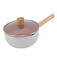 thumbnail image 4 of Small Saucepan, Milk Pot Stick Proof Even Heating  For Gas Stove White,Blue, 4 of 8