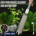 thumbnail image 2 of cleaning set-Electric Fish Tank Vacuum Cleaner Sand Washer Water Changer Pump Absorber Filter, 2 of 7