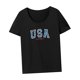thumbnail image 5 of Camiseta para mujer verano simple cómoda básica camiseta para viaje mochilero S, 5 of 7